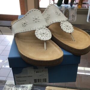 White Jack Rogers Atwood Casual Sandal